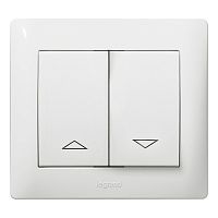 LEGRAND Galea Life Клавиша 2шт для управления рольставнями белый (777014 )