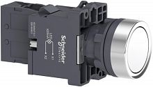 SCHNEIDER ELECTRIC Кнопка со светодиодной подсветкой 220В белая 1НО (XA2EW31M1)