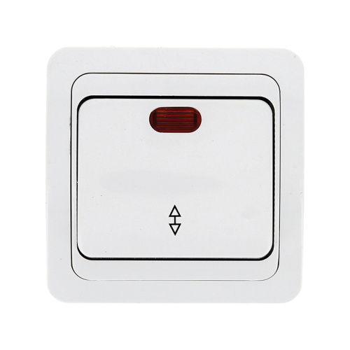 EKF Лондон Выключатель проходной одноклавишный с индикатором 10А белый (EEV10-125-10) фото 2