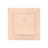 EKF Валенсия кнопка звонка 10А кремовая  PROxima (EWV10-026-20)