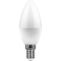 FERON Лампа светодиодная LED 9вт Е14 белый матовая свеча (LB-570) (25799)