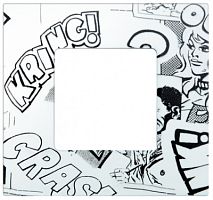 SIMON Рамка-декор на 1 пост для 2700610-03., S27Pl, комиксы (2700617-800)