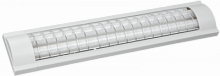 IEK Светильник люминесцентный ЛПО-2х36 ЭПРА без стекла с лампой G13 декоративный решетка  (3017/решетка) (LLPO1-3017-2-36-K01)