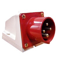 EKF Вилка стационарная 524 3Р+РЕ 32А 380В IP44 PROxima (ps-524-32-380)