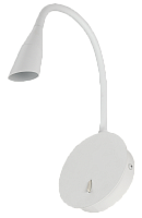 IEK LIGHTING Светильник светодиодный 4701 настенный 3Вт 3000К IP44 белый  (LT-DBB0-4701-03-30-K01)