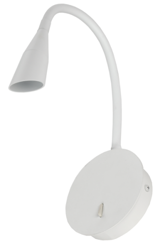 IEK LIGHTING Светильник светодиодный 4701 настенный 3Вт 3000К IP44 белый  (LT-DBB0-4701-03-30-K01)