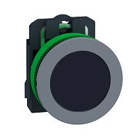 SCHNEIDER ELECTRIC Кнопка 22мм, черная, с возвратом, монтаж заподлицо, 1НО, пластик C0 (XB5FA21C0)