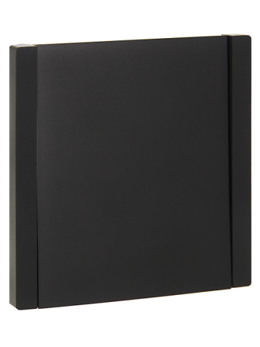 IEK FORTE&PIANO Выключатель 1-клавишный перекрестный 10А FP112 черный  (FP-V13-0-10-1-K02)