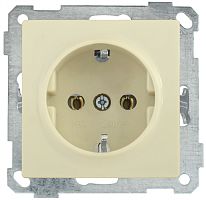 IEK РС11-1-0-Б Розетка с заземляющим контактом 16А BOLERO кремовый IEK  (ERB11-K33-16)