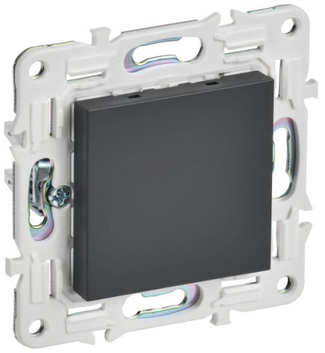 IEK SKANDY Заглушка с суппортом SK-C01T титан  (SK-PL10-K48)