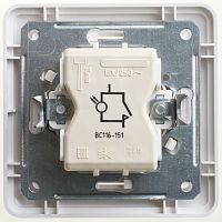 SCHNEIDER ELECTRIC w59 Выкл-ль 1кл скр в/сбор с инд 16А бел  (кнопка) (VS116-151-18)