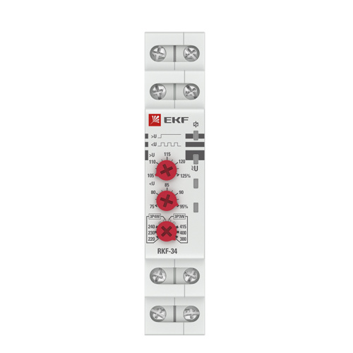 EKF Реле контроля фаз RKF-34 PROxima (rkf-34) фото 2