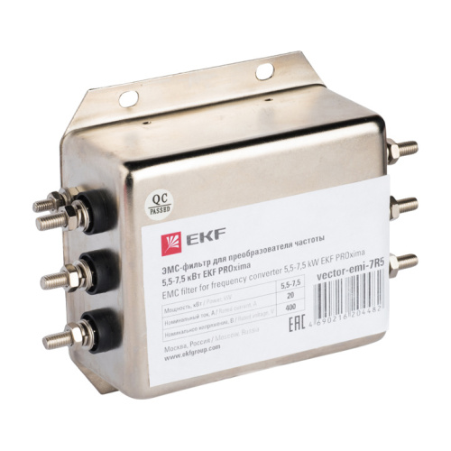 EKF ЭМС-фильтры для преобразователя частоты 2.2-4.0 кВт (vector-emi-4R0)