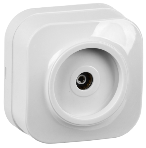IEK GLORY Розетка одноместная наружная телевизионная белая (EAH10-K01) IEK GLORY Розетка одноместная наружная телевизионная белая (EAH10-K01)