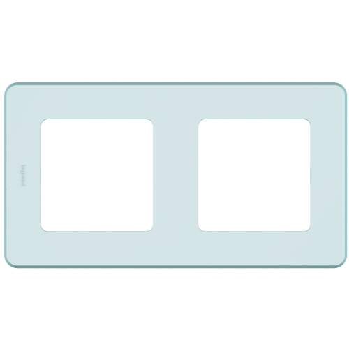 LEGRAND INSPIRIA Рамка декоративная универсальная , 2 поста, для горизонтальной или вертикальной установки, цвет "Мятный" (673945) фото 2 LEGRAND INSPIRIA Рамка декоративная универсальная , 2 поста, для горизонтальной или вертикальной установки, цвет "Мятный" (673945) фото 2