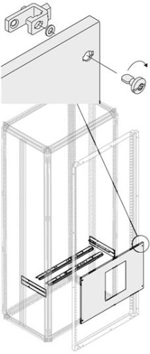 ABB Комплект E1.2 3/4P FIX . блок. W=800мм (1STQ008150A0000)