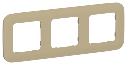 FLITE ARTISTIC Рамка 3-местная  хаки (FI-M32-31-20-K59)