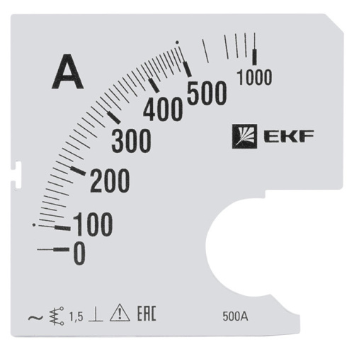 EKF Шкала сменная для A961 500/5А-1.5 PROxima (s-a961-500)