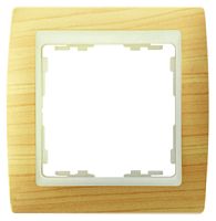 SIMON Рамка на 1 пост, S82, сосна - сл.кость (82715-69)