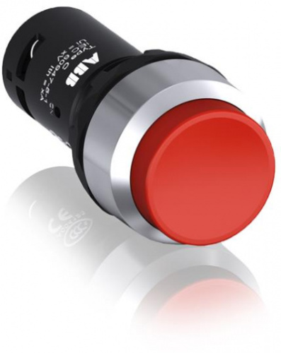 ABB Кнопка CP3-30R-01 красная выступающая клавиша без фиксации 1НЗ (1SFA619102R3041)