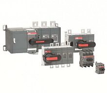 ABB Рубильник OT  45E3 3пол. руч. DIN/винт серый (1SCA022352R6950)