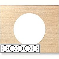 LEGRAND Рамка, пятипостовая, клен (069220 )