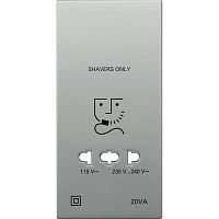 SCHNEIDER ELECTRIC Центральная плата розетки для бритья сталь (MTN213446)