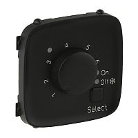 LEGRAND Valena ALLURE Лицевая панель для термостата для теплых полов Антрацит (755328 )