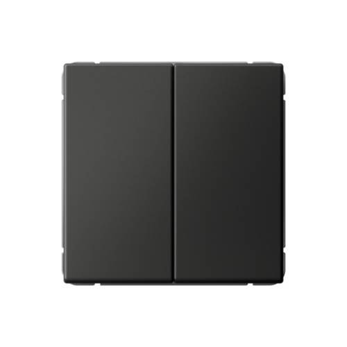 Systeme Electric ARTGALLERY 2-клавишный выключатель, сх.5, 10АХ, механизм, базальт (GAL001451)