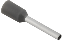 IEK Наконечник НШВИ 0,75-10 серый (100шт/упак)  (UGN11-C75-010-100)