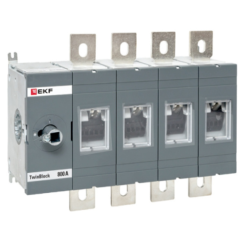 EKF Рубильник 800A 4P без рукоятки управления TwinBlock EKF (tb-s-800-4p)
