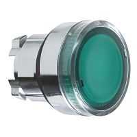 SCHNEIDER ELECTRIC Головка кнопки с подсветкой зеленая (ZB4BW333)