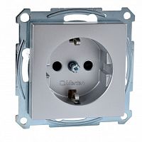 SCHNEIDER ELECTRIC Механизм розетки сошторками с заземляющим контактом (MTN2400-0460)
