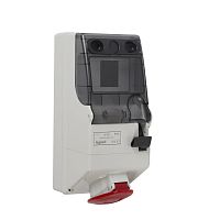LEGRAND Щит комбинированный IP44 3К+З с заземлением 32А 400В P17 (56653 )