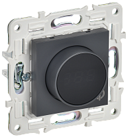 IEK SKANDY Термостат электронный с индикацией SK-T01T титан  (SK-RT11-K48)