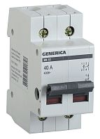 IEK Выключатель нагрузки 2п ВН-32 GENERICA 40А (MNV15-2-040)