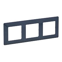 LEGRAND Valena LIFE Рамка 3 поста лазурь универсальная (754093 )