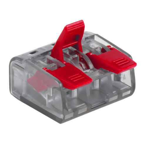 EKF Клемма СМК 221-413 3 отверстия 0.2-4.0 мм2  (4шт.) PROxima (plc-smk-221-413r)