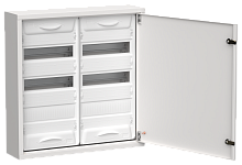 IEK TITAN 5 Корпус металлический ЩРн-72 (2х36) 585х570х140мм IP31 белый (одна дверь)  (TI5-50-N-2X036-31)