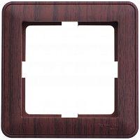 SCHNEIDER ELECTRIC W59 Рамка 1 пост мореный дуб (KD-1-98)