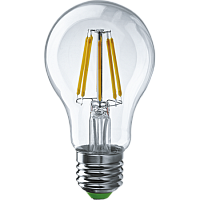 NAVIGATOR Лампа светодиодная LED 8вт Е27 теплый FILAMENT (71306 NLL-F-A60) (19092)