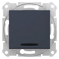 SCHNEIDER ELECTRIC Sedna Выключатель с индикатором графит (SDN0400370)