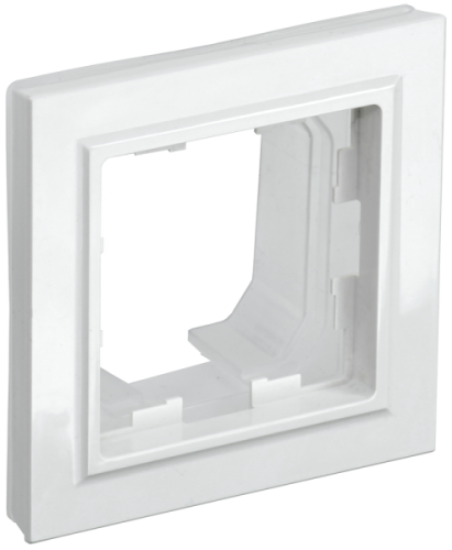BRITE Рамка 1 пост IP44 РУ-1-БрБ-44 белый (BR-M12-44-K01)