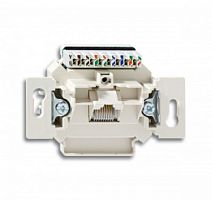 ABB Механизм розетки компьютерной RJ45 1х8 категория 5е неэкранированная (0230-0-0397)