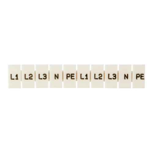 EKF Маркеры для JXB-ST 1,5 с символами L1, L2, L3, N, PE  (10 шт.)  PROxima (zb-st-1.5-L-1-3)