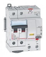 LEGRAND Выключатель автоматический дифференциального тока DX3 2П C32А 30MА-АC 4м (411161 )