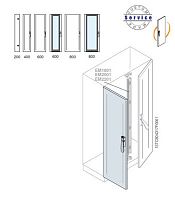 ABB Створка двойной двери 1800x500м ВхШ (EC1880FC5K)