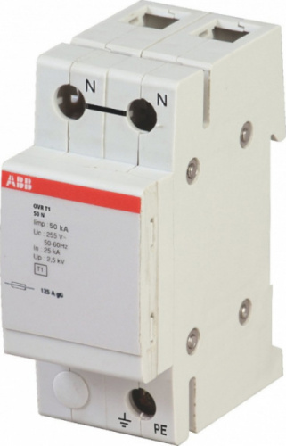 ABB Ограничитель перенапряжения OVR T1 50N  (OVR T1 50 N)  (2CTB815101R0400)