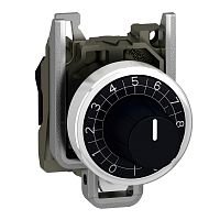 SCHNEIDER ELECTRIC Головка кнопки потенциометра 22мм черная (ZB4BD922)