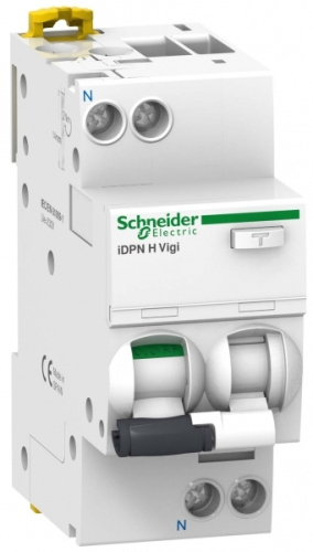 SCHNEIDER ELECTRIC Выключатель автоматический дифференциальный iDPN H VIGI 10KA 6A C 300MA Asi (A9D48606)
